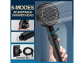 shower-head-water-saving-black-5-mode-adjustable-high-pressure-small-0