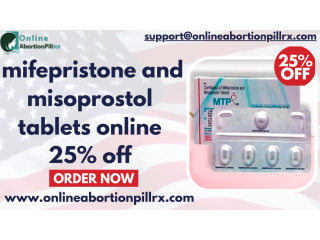 Mifepristone and misoprostol tablets online 25% off