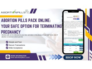 Abortion Pills Pack Online: Your Safe Option for Terminating Pregnancy