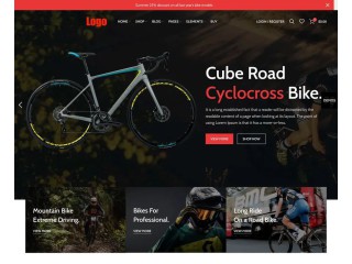 Bikes eCommerce Website Design Template