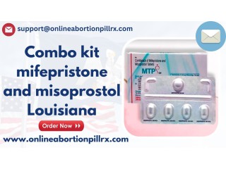 Combo kit mifepristone and misoprostol- Louisiana
