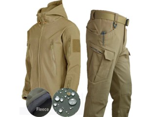 Tactical Fleece Jackets Waterproof Suit